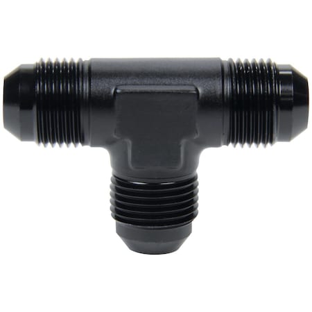 Allstar Performance 8AN Male x 8AN Male Tee Swivel On Side Adapter Fitting - Black ALL49643